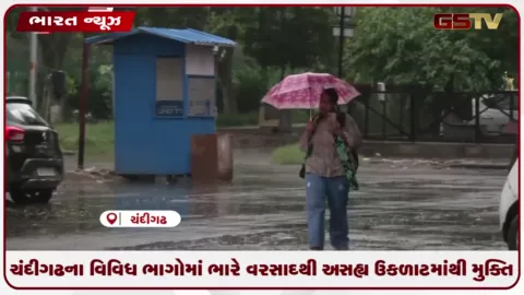 VIDEO: ચંદીગઢના વિવિધ ભાગોમાં ભારે વરસાદથી અસહ્ય ઉકળાટમાંથી મુક્તિ મળી