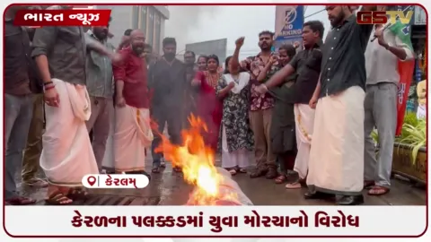 VIDEO: કેરળના પલક્કડમાં યુવા મોરચાનો વિરોધ