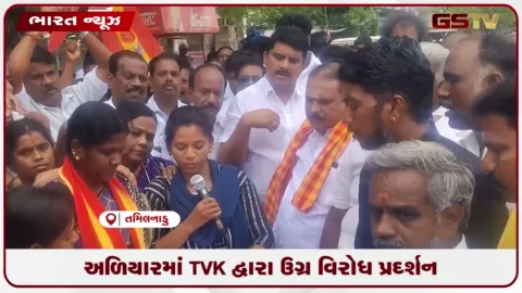 VIDEO: અળિયારમાં TVK દ્વારા ઉગ્ર વિરોધ પ્રદર્શન
