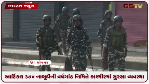 VIDEO: આર્ટિકલ ૩૭૦ નાબૂદીની વર્ષગાંઠ નિમિત્તે કાશ્મીરમાં સુરક્ષા વ્યવસ્થા સઘન કરાઈ
