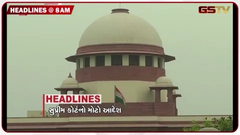 VIDEO: HEADLINE 8:00 AM / સુપ્રીમ કોર્ટનો મોટો આદેશ, યમન નજીક ભારતીય જહાજ પર હુમલો, હળવાથી મધ્યમ વરસાદની આગાહી
