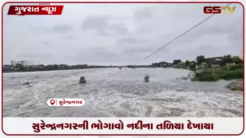 VIDEO: સુરેન્દ્રનગરની ભોગાવો નદીમાં ધોળીધજા નાયકા ડેમનું પાણી છોડાતા 15 ફૂટ ભરાયેલી નદી માત્ર 3 દિવસમાં ખાલી થઈ ગઈ