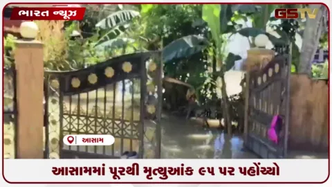 VIDEO: આસામમાં પૂરથી મૃત્યુઆંક ૯૫ પર પહોંચ્યો, શિવસાગર જિલ્લો સૌથી વધુ પ્રભાવિત થયો
