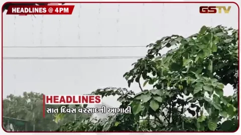 VIDEO: HEADLINE 04.00 PM / સાત દિવસ વરસાદની આગાહી, વકીલોની હડતાળથી કામકાજ ખોરવાયું