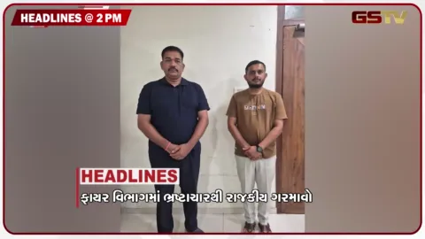 VIDEO: HEADLINE 02.00 pm /  ફાયર વિભાગમાં ભ્રષ્ટાચારથી રાજકીય ગરમાવો, ખાદ્યતેલના ભાવમાં ભડકો