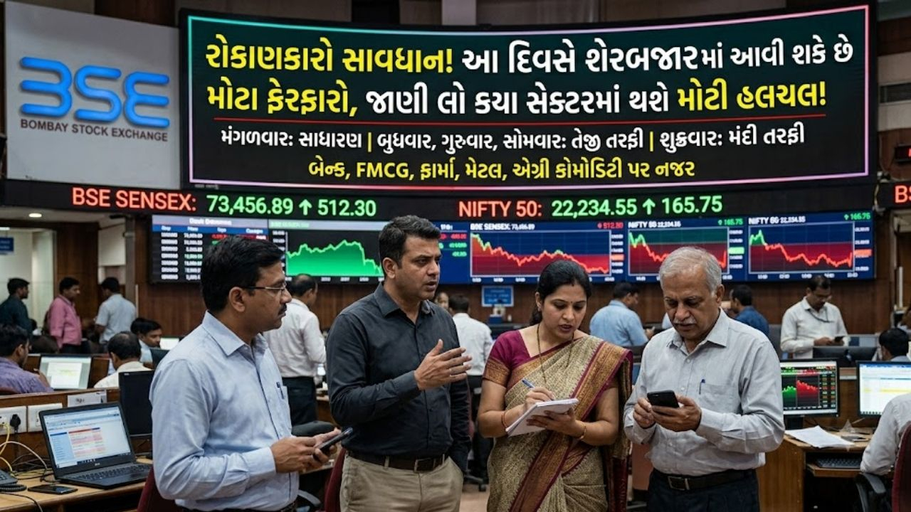 Astro Business / શેરબજાર સાપ્તાહિક ભવિષ્ય: ઓગસ્ટના આ અઠવાડિયામાં કેવો રહેશે બજારનો મૂડ? જાણો કયા સેક્ટરમાં જોવા મળશે હલચલ!