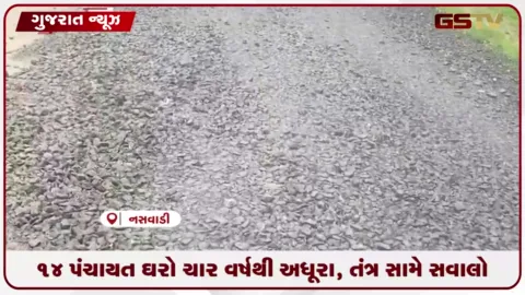 VIDEO: નસવાડીમાં મનરેગાના 14 પંચાયત ઘરો ચાર વર્ષથી અધૂરા, લાખોના ખર્ચ સામે સવાલો