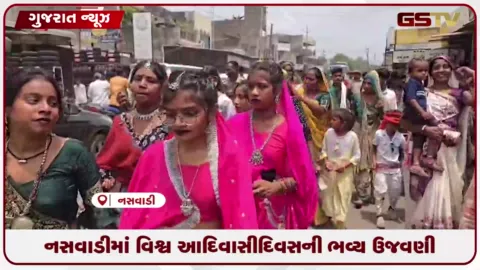 VIDEO: નસવાડીમાં વિશ્વ આદિવાસી દિવસની ભવ્ય ઉજવણી: પરંપરાગત વેશભૂષા અને નૃત્ય સાથે નીકળી વિશાળ રેલી