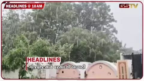 VIDEO: HEADLINE_10.00_AM/ રાજ્યમાં વરસાદની આગાહી, લાંચ કેસમાં ACBની મોટી કાર્યવાહી, બોડેલીમાં નિલગીરીની ખેતી શરૂ