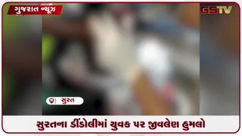 VIDEO: સુરતના ડીંડોલી વિસ્તારમાં અસામાજિક તત્વોનો ત્રાસ વધી જતા યુવક પર જીવલેણ હુમલો