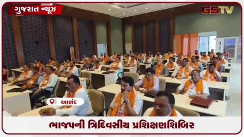 VIDEO: આણંદ જિલ્લા ભાજપ પ્રશિક્ષણ શિબિર: કાર્યકર્તાઓમાં નવી ઊર્જાનો સંચાર અને સંગઠન મજબૂતી