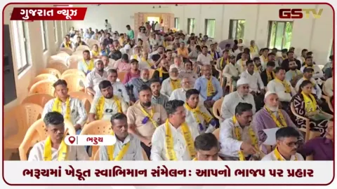 VIDEO: ભરૂચમાં ખેડૂત સ્વાભિમાન સંમેલન: આપે હાઈટેન્શન વીજલાઈન મુદ્દે ખેડૂતોને યોગ્ય વળતરનો મુદ્દો ઉઠાવ્યો
