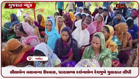 VIDEO: સાગબારાના જંગલ જમીન આંદોલનનો ચોથો દિવસ: લીલાબેન વસાવાના ઉપવાસ, ધારાસભ્ય દર્શનાબેન દેશમુખે મુલાકાત લીધી