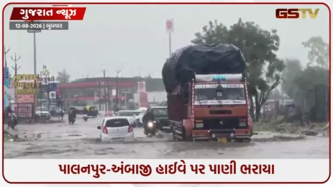 VIDEO: પાલનપુર-અંબાજી હાઈવે પર ઘૂંટણસમા પાણી ભરાતા વાહનચાલકોને હાલાકી, વાવણી લાયક વરસાદ થતાં ખેડૂતોમાં ખુશીનો માહોલ