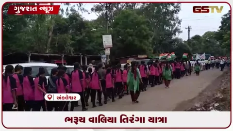 VIDEO: ભરૂચના વાલિયામાં 'એક દેશ, એક ધ્વજ, એક ગૌરવ'ના સૂત્ર સાથે ભવ્ય તિરંગા યાત્રા યોજાઈ