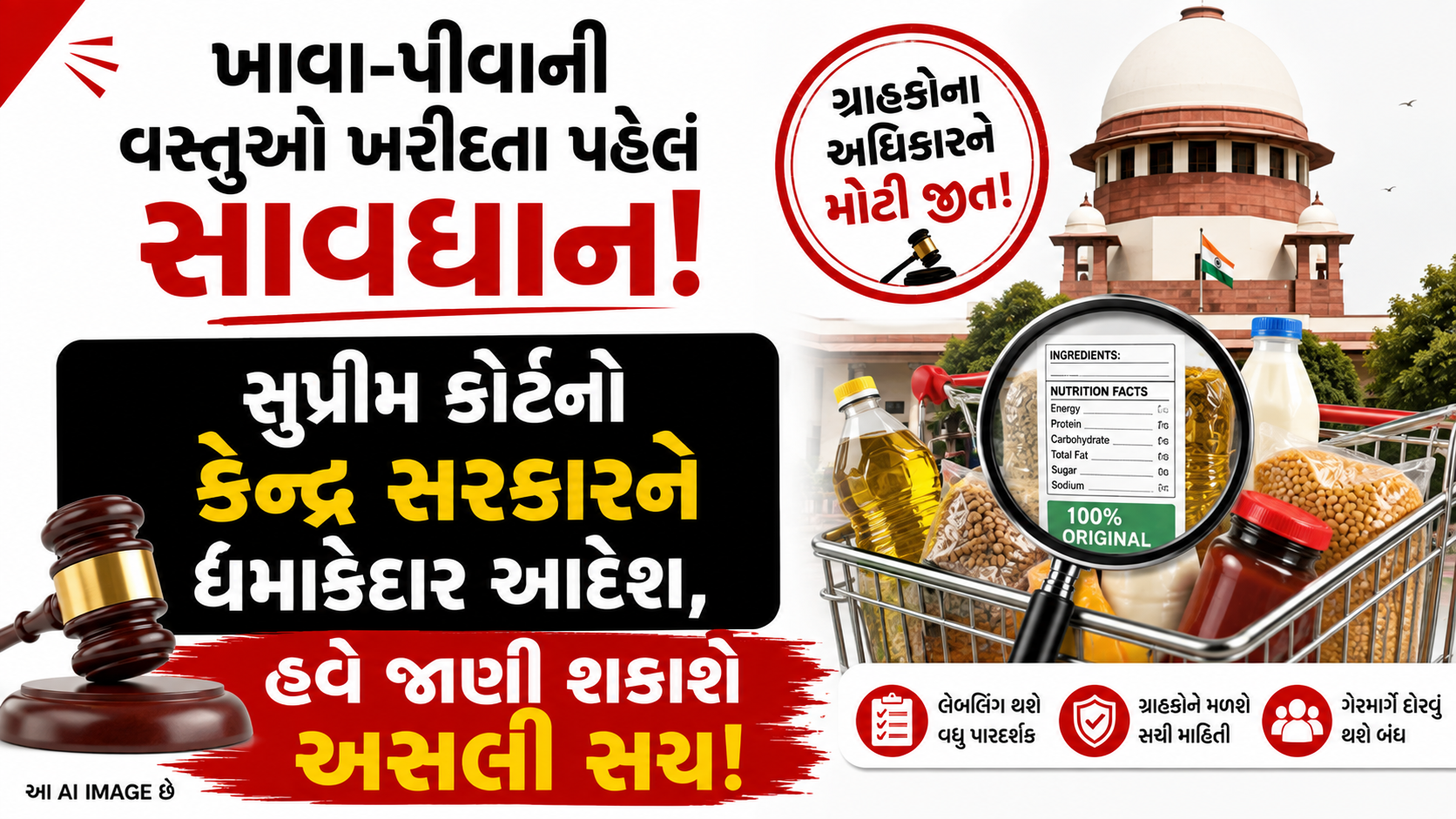 "તમે પણ પેકેજ્ડ ફૂડ ખાવાના શોખીન છો? સુપ્રીમ કોર્ટ લાલચોળ: FSSAI ને આપી આખરી ચેતવણી!"