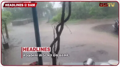 VIDEO: HEADLINE 9:00 AM/ રાજ્યમાં છેલ્લા 24 કલાકમાં 162 તાલુકામાં વરસાદ, ચોમાસા સત્રનો અંતિમ દિવસ, જંતર-મંતર સિઝન 2 ટૂંક સમયમાં શરૂ