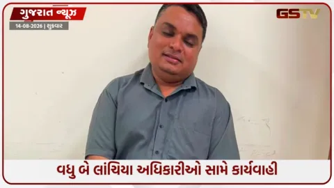 VIDEO: અમદાવાદમાં 25 હજારની લાંચ લેતાં બે રાજ્ય વેરા અધિકારી પકડાયા, બેંક એકાઉન્ટ અનફ્રીઝ કરવા માગ્યા હતા પૈસા