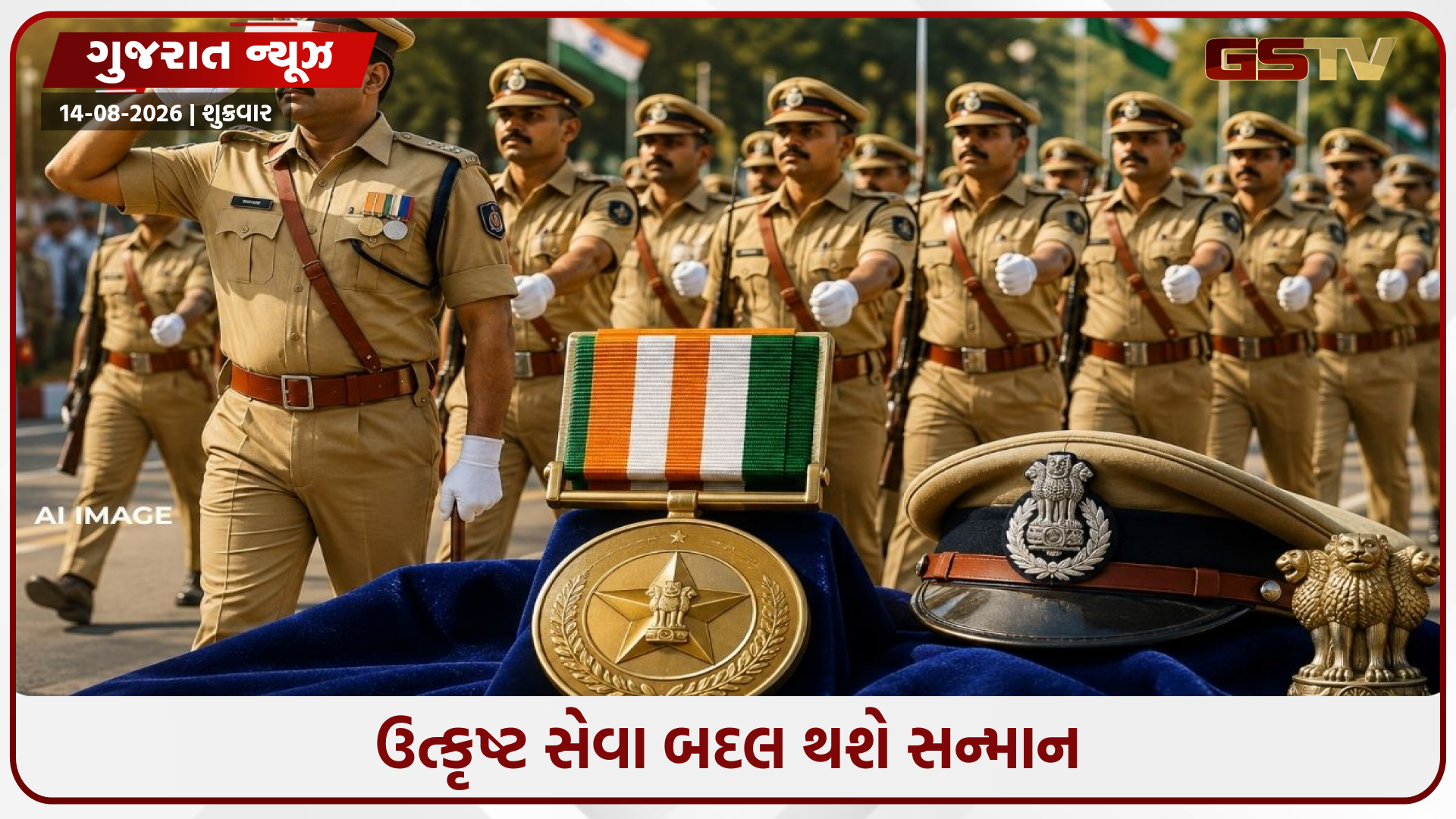 ગુજરાત પોલીસનું ગૌરવ વધ્યું! 19 અધિકારી-કર્મચારીઓને રાષ્ટ્રપતિ મેડલ, જુઓ સંપૂર્ણ યાદી