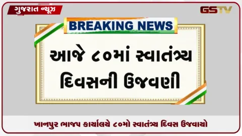 VIDEO: અમદાવાદના ખાનપુર ખાતે ભાજપ કાર્યાલય પર આંતરરાષ્ટ્રીય ખેલાડી અનિકેત પટેલના હસ્તે ધ્વજારોહણ