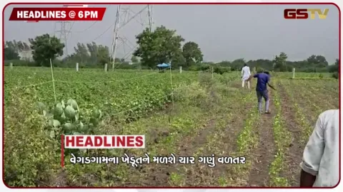 VIDEO: HEADLINE 06.00 pm / ખેડૂતને મળશે ચાર ગણું વળતર, કુદરતી આફતનો કેર, અટારી બોર્ડર પર ઉમટ્યા લોકો