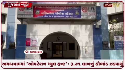 VIDEO: અમદાવાદમાં 'ઓપરેશન મ્યુલ હન્ટ': રૂ.71 લાખનું કૌભાંડ ઝડપાયું