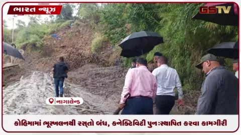 VIDEO: કોહિમામાં ભૂસ્ખલનથી રસ્તો બંધ, કનેક્ટિવિટી પુનઃસ્થાપિત કરવા કામગીરી