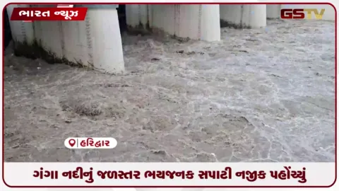 VIDEO: હરિદ્વારમાં ભારે વરસાદને કારણે ગંગા નદીનું જળસ્તર જોખમી સપાટીની નજીક પહોંચ્યું