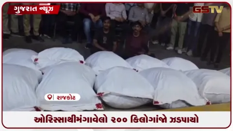 VIDEO: રાજકોટમાં ઇતિહાસનો સૌથી મોટો ગાંજાનો જથ્થો ઝડપાયો, ૧.૫૦ કરોડનો મુદ્દામાલ જપ્ત.