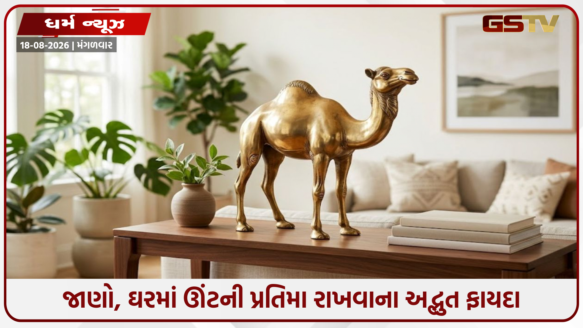 ફેંગ શુઇ ટિપ્સ: નોકરી-વ્યવસાયમાં પ્રગતિ અને સ્થિરતા લાવશે ઊંટની મૂર્તિ, જાણો કઈ દિશામાં રાખવી શુભ