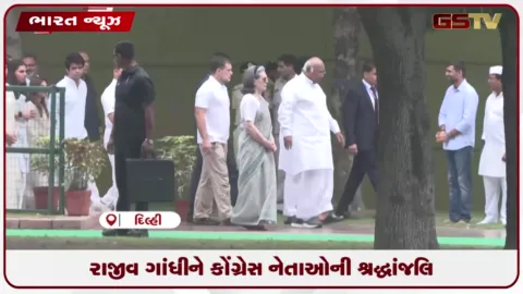 VIDEO: રાજીવ ગાંધીને કોંગ્રેસ નેતાઓની શ્રદ્ધાંજલિ
