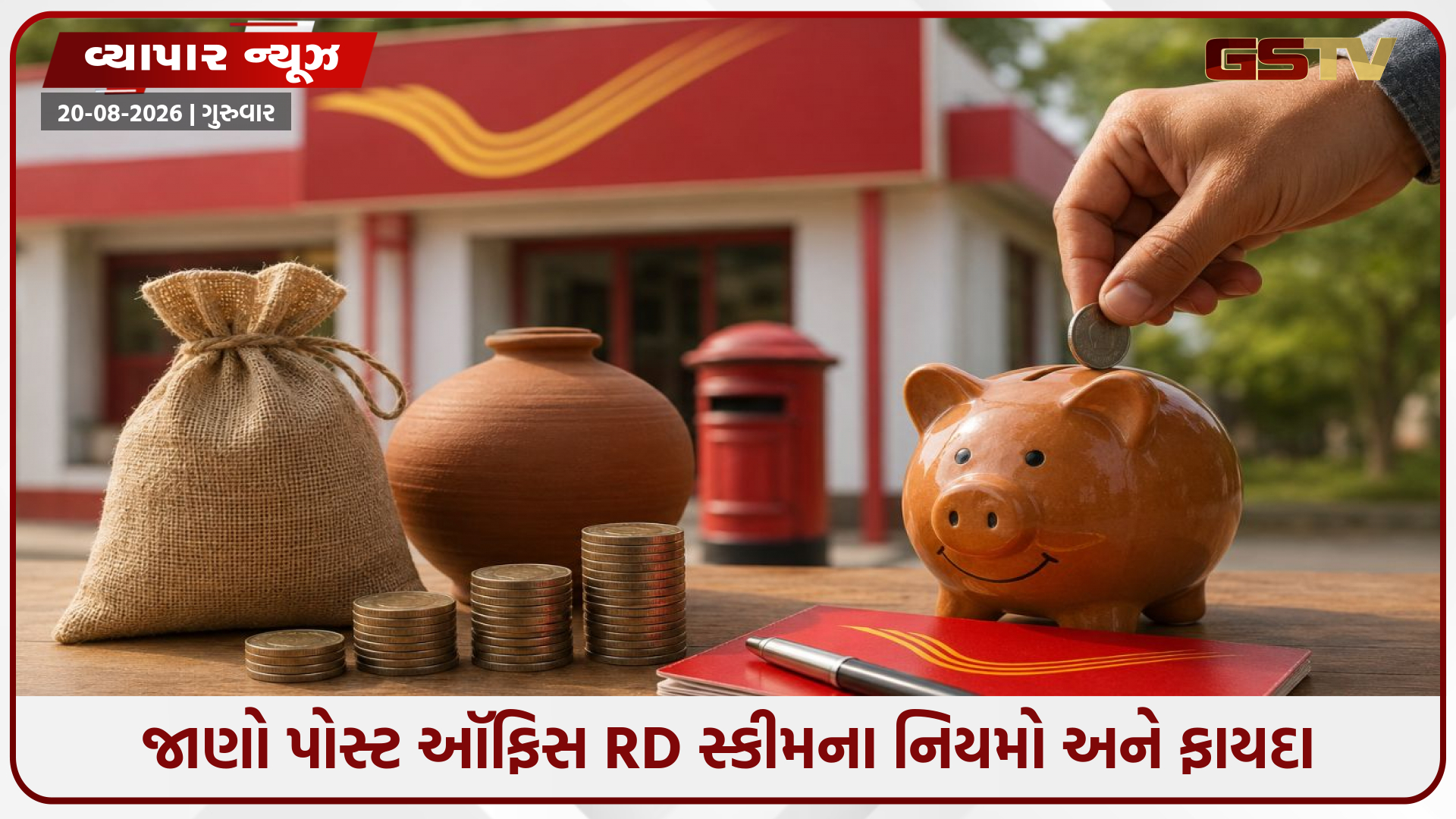 દર મહિને નાની બચતથી બનાવો મોટું ફંડ: જાણો પોસ્ટ ઑફિસ RD સ્કીમના નિયમો અને ફાયદા