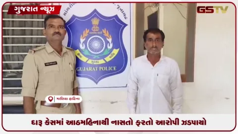 VIDEO: જૂનાગઢ: માળિયા હાટીનાના દારૂ કેસમાં 8 મહિનાથી ફરાર આરોપી માંગરોળથી ઝડપાયો
