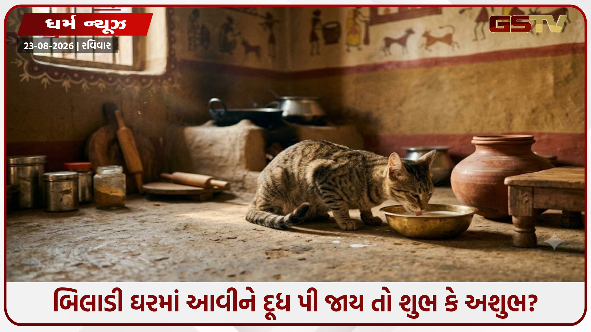 બિલાડી ઘરમાં આવીને દૂધ પી જાય તો શુભ કે અશુભ? જાણો શુકન-અપશુકન સાથે જોડાયેલી રસપ્રદ માન્યતાઓ
