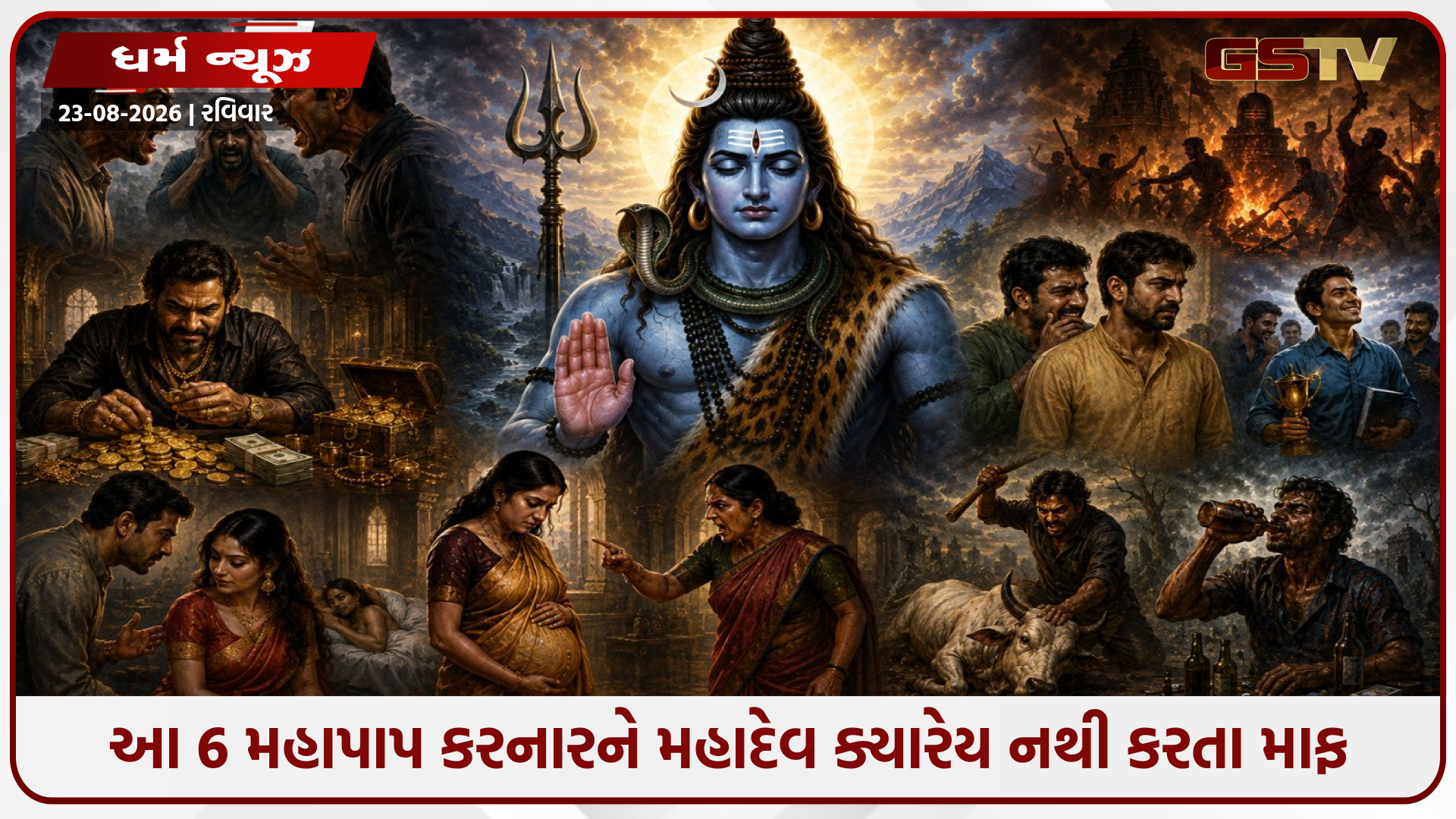 શિવપુરાણ અનુસાર આ 6 મહાપાપ કરનારને મહાદેવ ક્યારેય નથી કરતા માફ, જાણો કયા કાર્યોથી ક્રોધિત થાય છે શિવજી