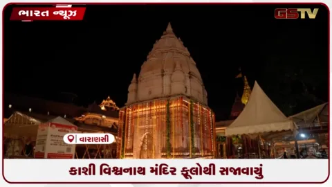 VIDEO: કાશી વિશ્વનાથ મંદિર ફૂલોથી સજાવાયું
