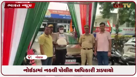 VIDEO: નોઈડામાં નકલી પોલીસ અધિકારી ઝડપાયો