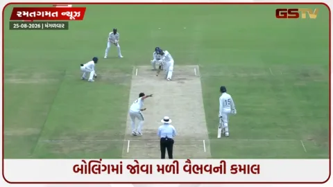 VIDEO: Duleep Trophy 2026 / બેટિંગમાં ફ્લોપ રહેલા વૈભવ સૂર્યવંશીએ બોલિંગમાં કરી કમાલ, એક જ ઓવરમાં લીધી બે વિકેટ