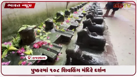 VIDEO: પુષ્કરમાં ૧૦૮ શિવલિંગ મંદિરે દર્શન