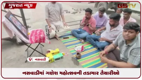 VIDEO: નસવાડીમાં ગણેશ મહોત્સવની તડામાર તૈયારીઓ