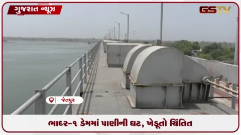 VIDEO: ભાદર-1 ડેમમાં પાણીની ઘટ, ખેડૂતો ચિંતિત