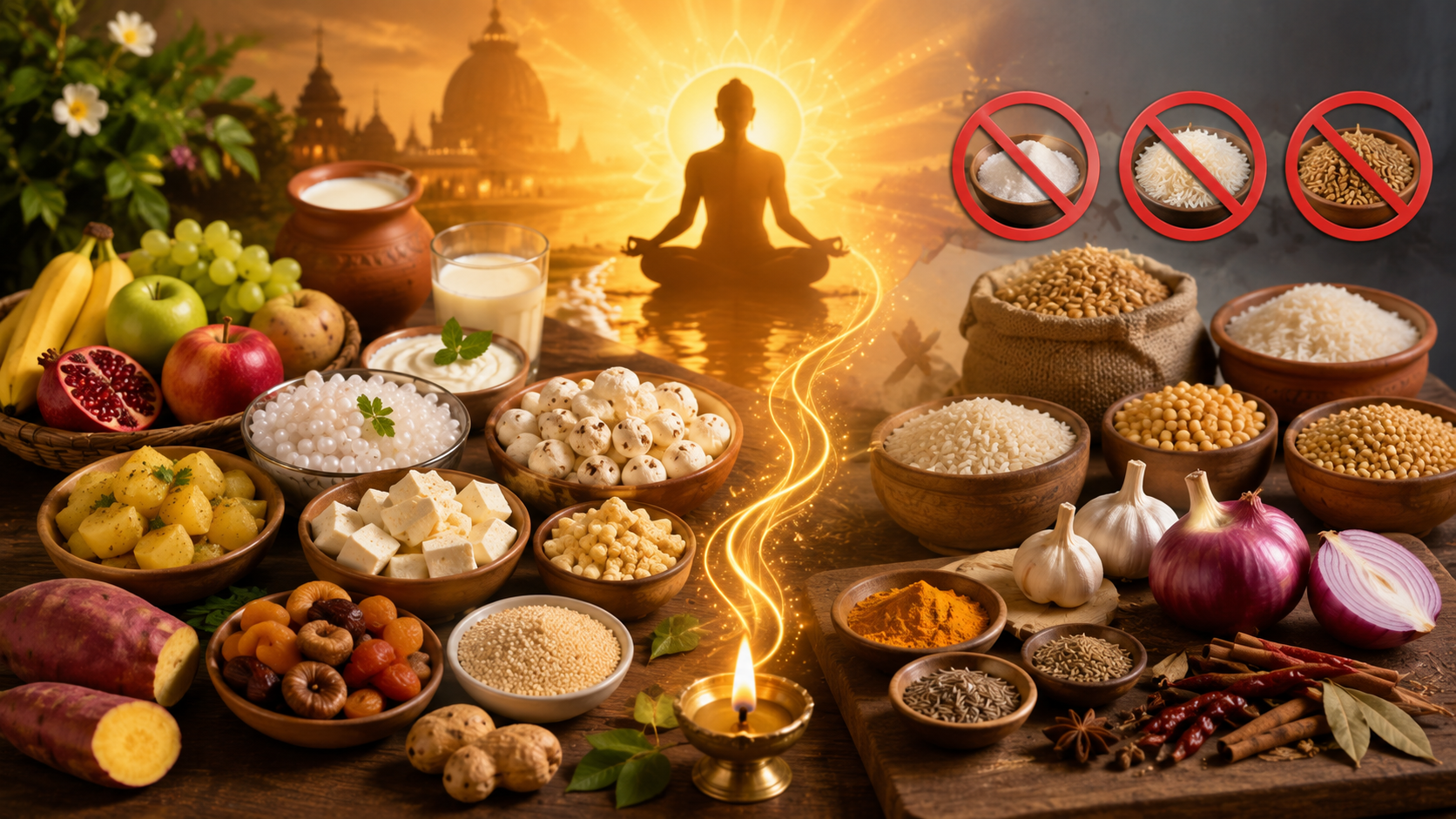 ઉપવાસ દરમિયાન મીઠાઈ ખાઈ શકાય છે, તો પછી અનાજ અને મીઠું કેમ નહીં? જાણો તેની પાછળની આધ્યાત્મિકતા
