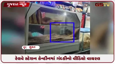 VIDEO: સુરત રેલવે સ્ટેશનની કેન્ટીનમાં મશીન અંદર ઉંદર પફ ખાતો વાયરલ, લોકોમાં રોષ!