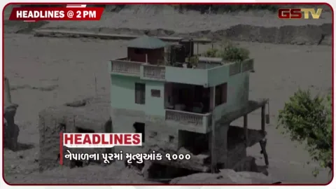 VIDEO: HEADLINE 02.00 PM / નેપાળના પૂરમાં મૃત્યુઆંક 1 હજારે પહોંચ્યો, કૌશાંબી ફટાકડા ફેક્ટરી બ્લાસ્ટમાં 15ના મોત