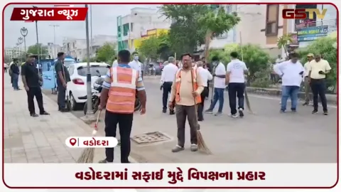 VIDEO: PMના આગમન પહેલાં સફાઈ અભિયાન પર સવાલ, કાયમી સફાઈની વિપક્ષની માંગ