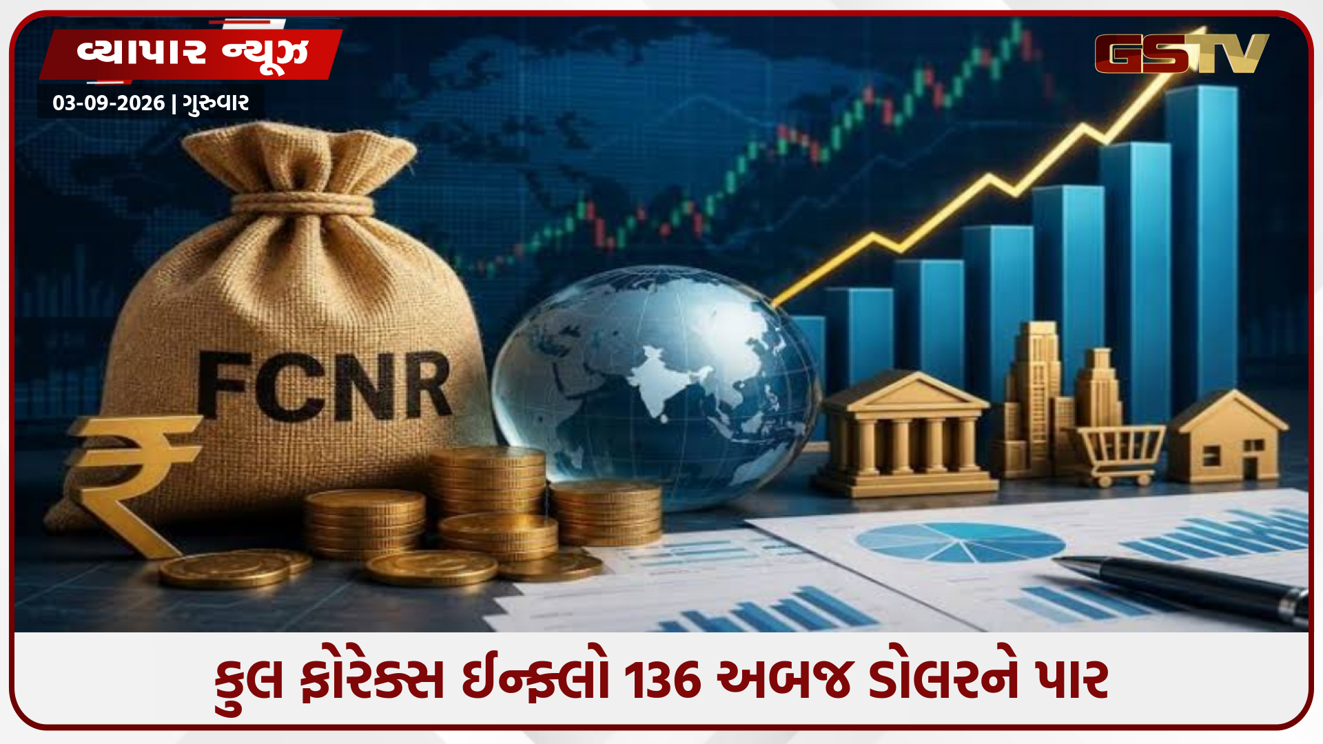FCNR ડિપોઝિટનો ધમાકો! 31 ઓગસ્ટ સુધીમાં ડોલર ઈન્ફ્લો 127 અબજ ડોલરને પાર થતાં ફોરેક્સ રિઝર્વને મજબૂતી