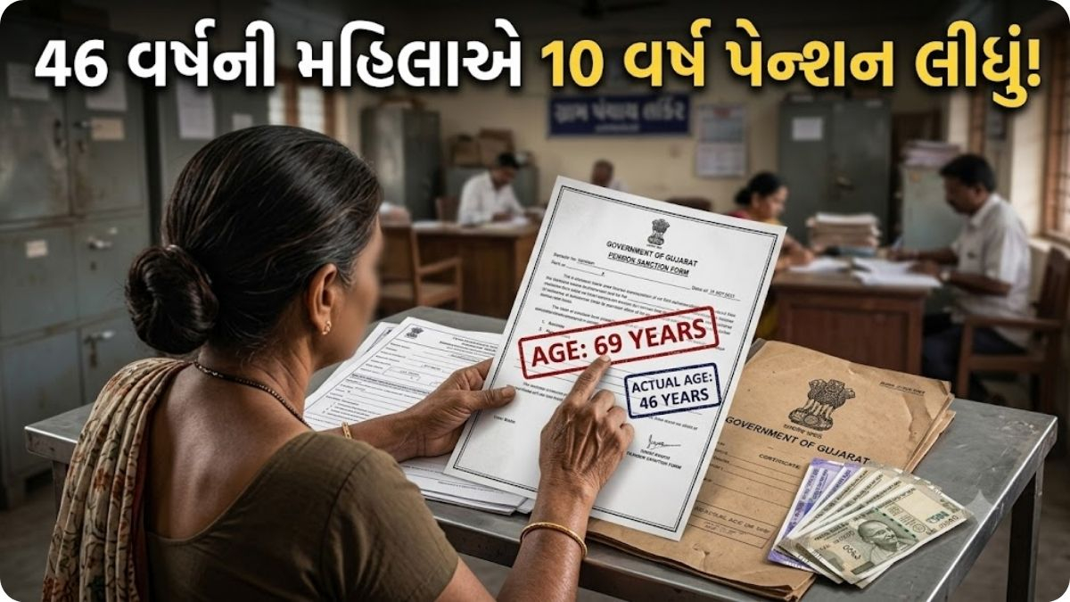 36 વર્ષની ઉંમરને 69 વર્ષ બતાવી 10 વર્ષ સુધી વૃદ્ધાવસ્થા પેન્શન લીધું, 46 વર્ષની મહિલાની છેતરપિંડીનો આ રીતે ફૂટ્યો ભાંડો