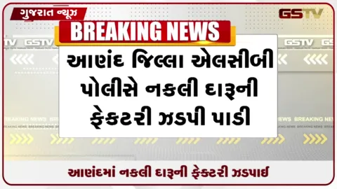 VIDEO: આણંદ જિલ્લાના બોરસદમાં એલસીબીની બાતમીથી નકલી દારૂની ફેક્ટરી ઝડપાતા મોટી દુર્ઘટના ટળી