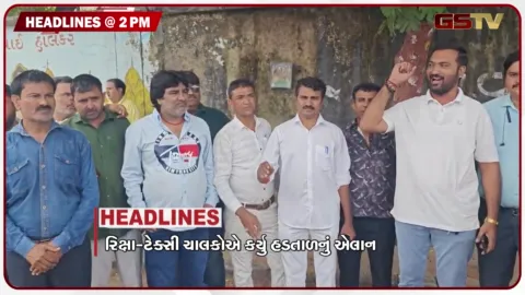VIDEO: HEADLINE_2.00 PM / રિક્ષા-ટેક્સી ચાલકોએ કર્યુ હડતાળનું એલાન, પાટણમાં અકસ્માતમાં 3ના મોત