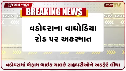 VIDEO: વડોદરામાં વાઘોડિયા રોડ પર બેફામ બાઈક ચાલકે રાહદારીઓને અડફેટે લીધા, સમગ્ર ઘટના સીસીટીવીમાં કેદ